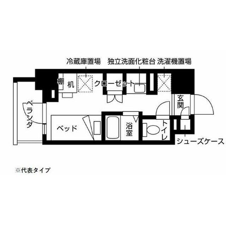 キャンパスヴィレッジ多摩センターの物件間取画像